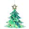 Essentials by Leisure Arts 3&#x22; Christmas Tree Clear Acrylic Ornaments, 10ct.